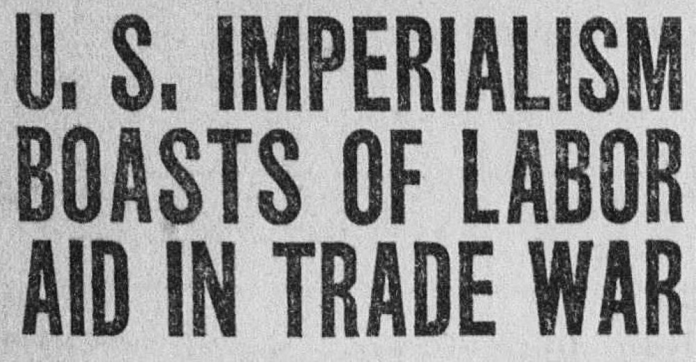 ‘Resolution on the Policy of Protective Tariffs and Trade Agreements ...